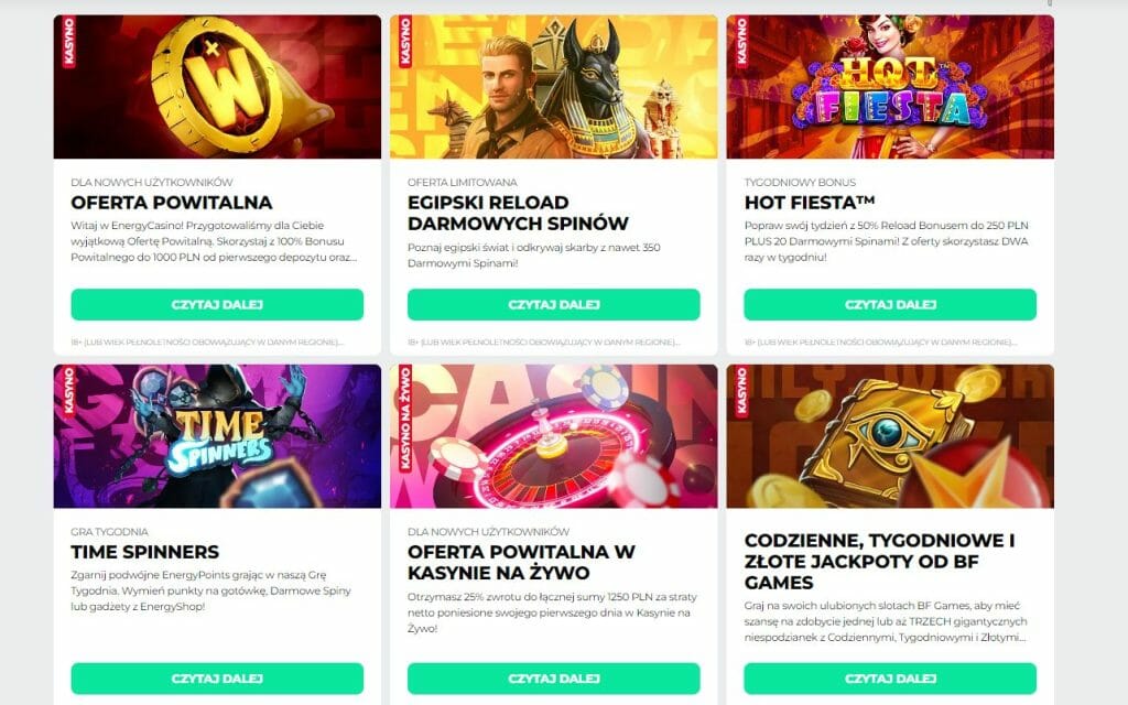 Energy kasyno online wpłata blik