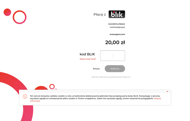 Betsafe kasyno z wplata blik