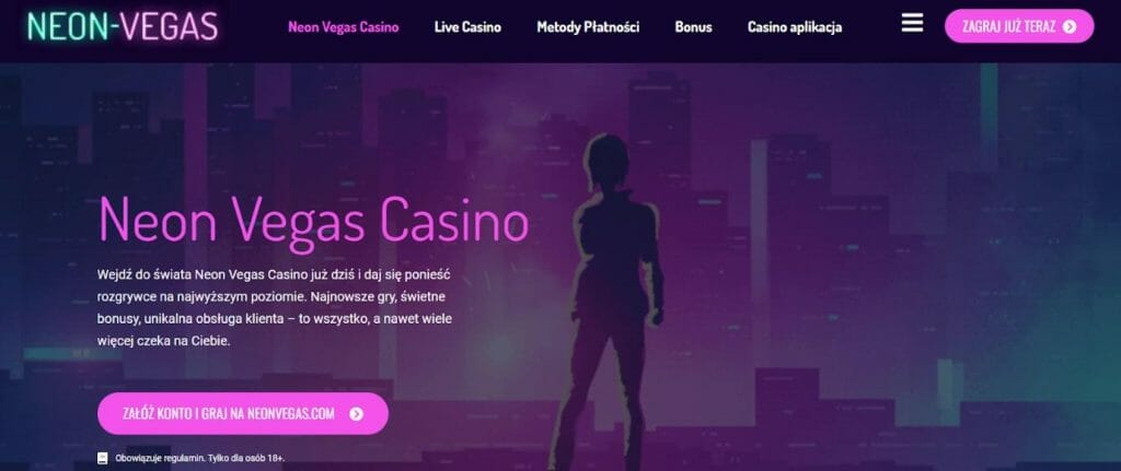 Neon Vegas kasyno online polska blik