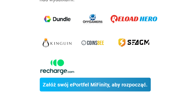 Wypłaty wygranych z MiFinity kasyno